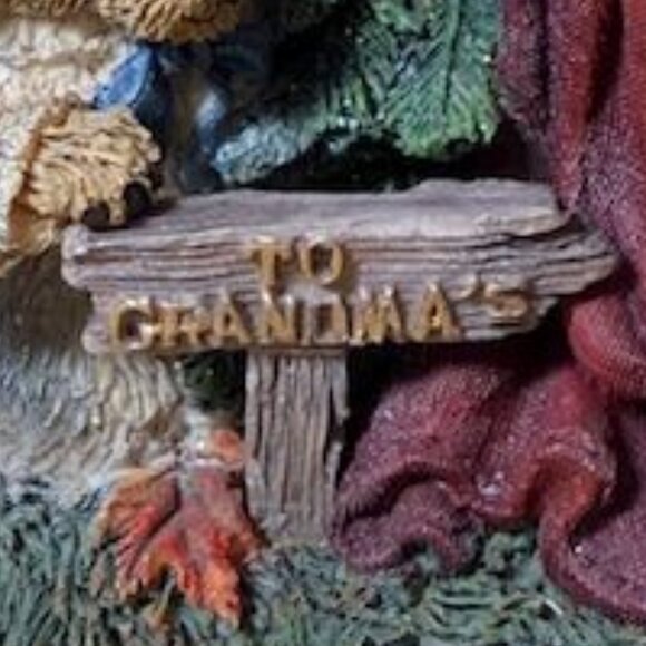 Vintage Boyds Bears Lil' Red with B.B. Woof Going to Grandma's Classic Bearytale - Picture 9 of 12